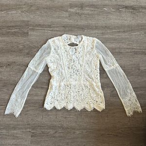 Flower patterned blouse